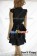 Party Cosplay Black Cape Lady Sling Dress Uniform Costume