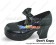 Black IW Charlotte Bow Chunky Sweet Lolita Shoes