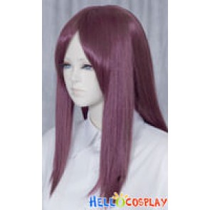 Light Purple Red 50cm Cosplay Straight Wig