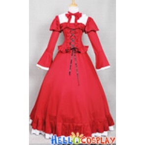 Pandora Hearts Cosplay Costume Alice Red Dress