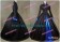 Renaissance Gothic Ball Gown Prom Black Cotton Blends Dress