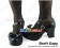 Matte Black Bow And Ruffle Chunky Sweet Lolita Shoes