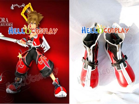 Kingdom Hearts Cosplay Sora Red Shoes