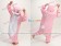 Kigurumi Costumes Pink Rabbit Kigurumi Pajamas