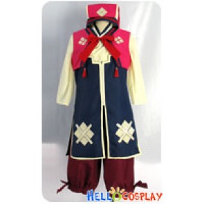 Monster Hunter 3rd Cosplay Nadesiko Uniform Costume Red Ver