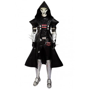 Overwatch Cosplay Reaper Costume Uniform