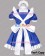 Touhou Project Cosplay Sakuya Izayoi Blue Maid Dress Costume