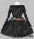Sweet Lolita Gothic Punk Cute Black Cotton Dress