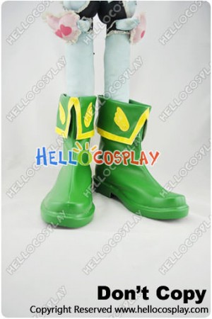 Cardcaptor Sakura Cosplay Shoes Syaoran Li Shoes Green