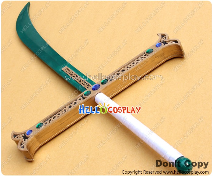 One Piece Dracule Mihawk Weapon Yoru Cosplay Replica Sword Prop