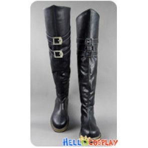 Final Fantasy VII 7 Cosplay Sephiroth Black Long Boots