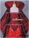 Historical Retro Dress Costume Vintage Red Ball Gown
