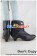 RWBY Cosplay Shoes Black Trailer Blake Belladonna Black Shoes