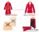 One Piece Cosplay Monkey D Luffy Zooty Red Costume Full Set