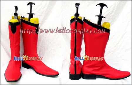 Gundam Seed Cosplay Red Long Boots