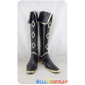 Touken Ranbu Cosplay Akashi Kuniyuki Black Long Boots