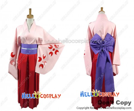 Sakura Wars Cosplay Shinguji Sakura Costume Kimono