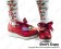 Wine Red Satin Lacing Platform Princess Lolita Shoes