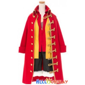 One Piece Cosplay Monkey D Luffy Zooty Red Costume Full Set