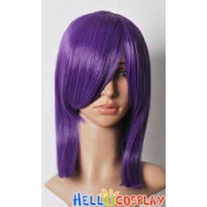 Purple 45cm Cosplay Straight Wig