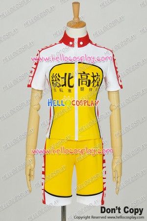 Yowamushi Pedal Cosplay Sakamichi Onoda Sohoku High School Racing Uniform Costume