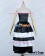 One Piece Cosplay Perona Black White Dress Costume Without Hat