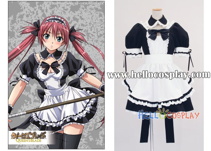 queen s blade cosplay maid dress