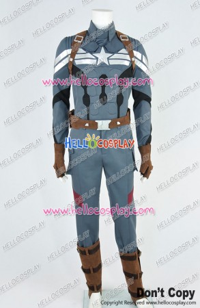 Captain America 2 The Winter Soldier Steve Rogers Cosplay Costume