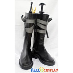 Tegami Bachi Letter Bee Cosplay Noir (Gauche) Boots