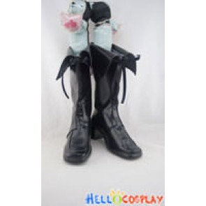 AKB0048 Cosplay Shoes Black Boots