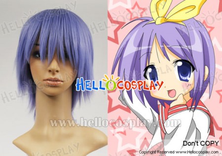 Lucky Star Cosplay Hiiragi Tsukasa Wig