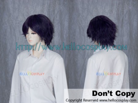 Darkest Purple Cosplay Short Layer Wig