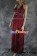 Party Cosplay Red Satin Ball Gown Formal Dress Costume