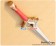 Fire Emblem Awakening Cosplay Chrom Red Sword Weapon Prop