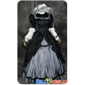 Gosick Cosplay Victorique De Blois Dress Costume Black