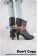 Ace Attorney Cosplay Shoes Franziska Von Karma Boots