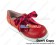 Wine Red Satin Lacing Platform Princess Lolita Shoes