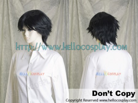 Black Cosplay Short Layer Wig