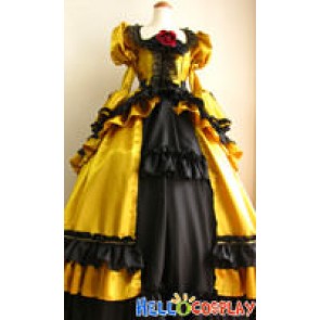Vocaloid 2 Cosplay Daughter of Evil Kagamine Rin Yellow Dress