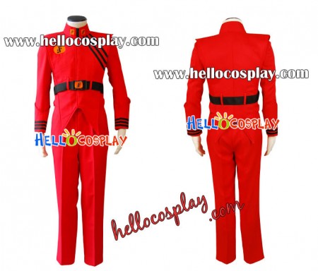 V Visitors Cosplay Costume Military Uniform