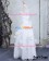 Sailor Moon Cosplay Usagi Tsukino White Rose Costume Formal Dress