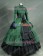 Victorian Lolita Steampunk Corset Gothic Lolita Dress Olive