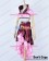 Karneval Cosplay Eva Pink Satin Dress Costume
