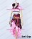 Karneval Cosplay Eva Pink Satin Dress Costume