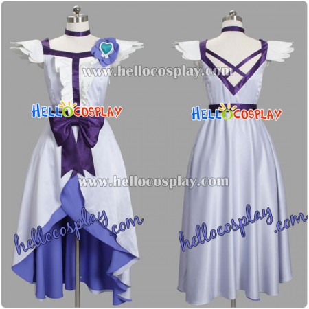 HeartCatch PreCure Cosplay Costume Yuri Tsukikage Cure Moonlight Dress