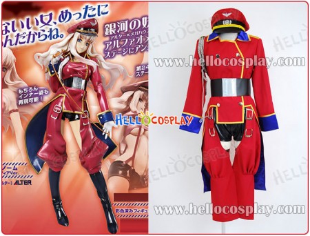 Macross Frontier Cosplay Sheryl Nome Concert Red Costume