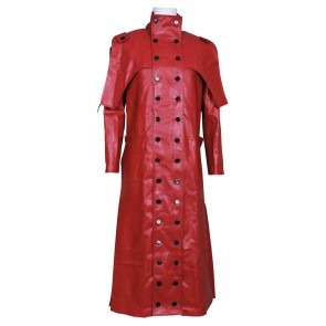 Trigun Cosplay Costume Vash the Stampede Red Leather Coat