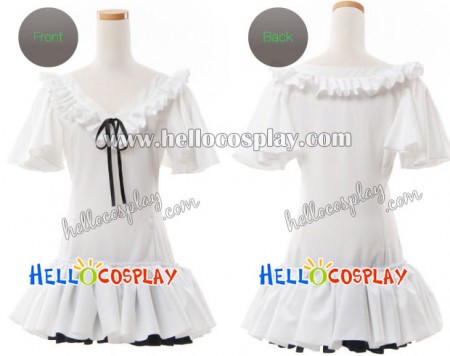 Vocaloid 2 Cosplay Hatsune Miku White Dress