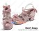 Cute Pink Ankle Straps Heart Shaped Buckle Sweet Lolita Shoes