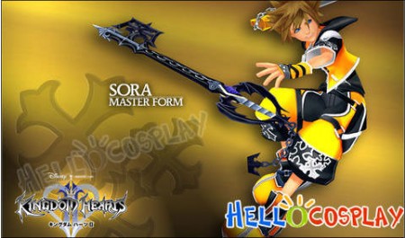 Kingdom Hearts Cosplay Sora Black Keyblade Cosplay Prop